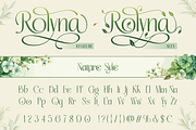 Rolyna, a Sans Serif Font by Burntilldead (Thumbnail 5 of 12)