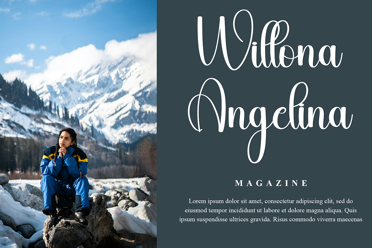 Wonderful Snowing, a Handwritten Font by FreshTypeINK (Photo 3 of 8)