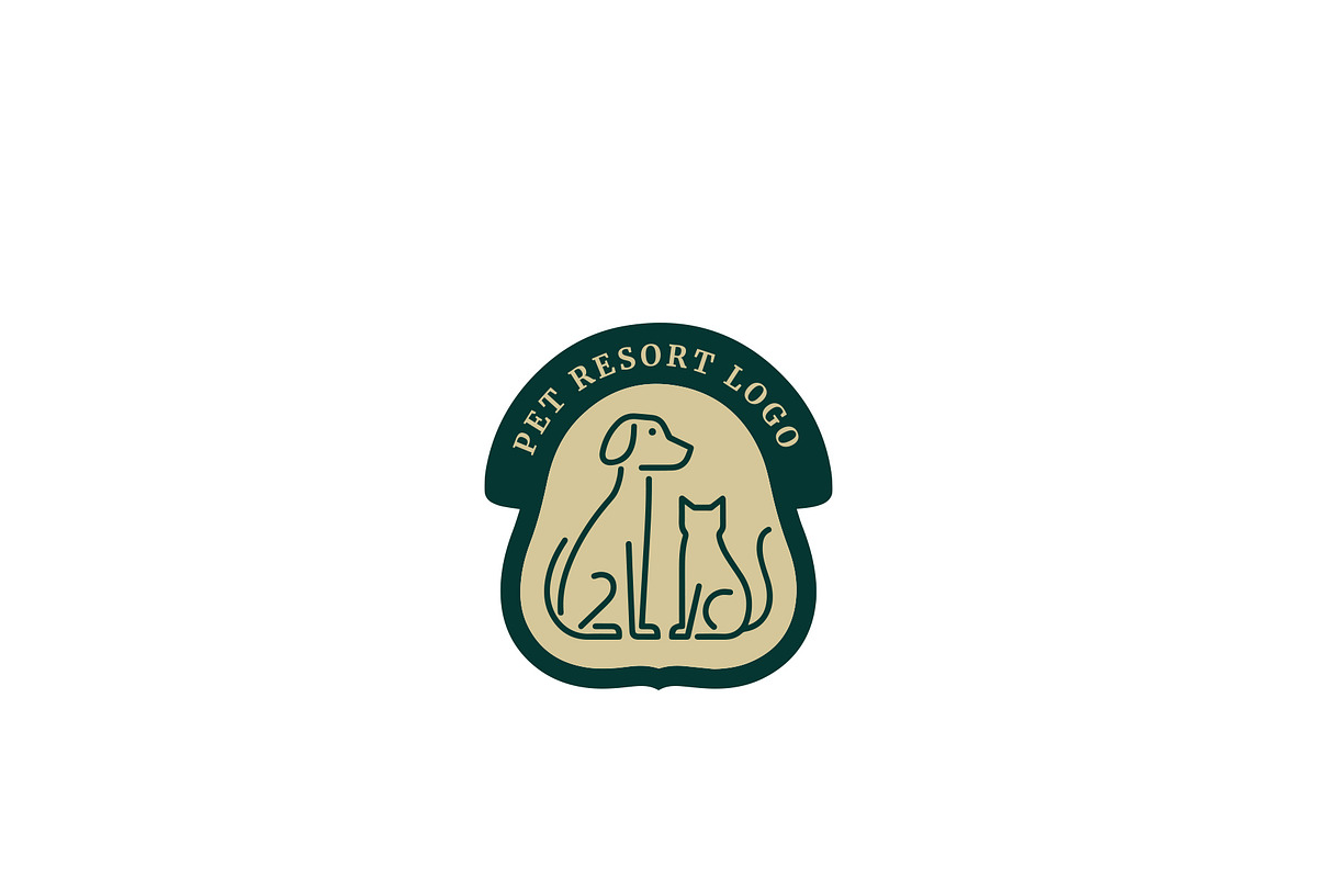 Pet Resort Logo, a Branding & Logo Template by HueNestify (Photo 1 of 2)