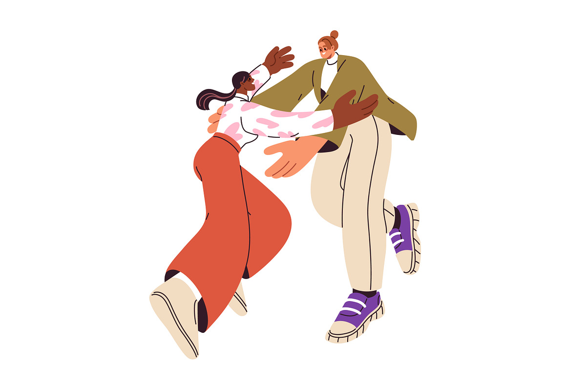 People meeting set. Reunion concept, a Person Illustration by Good Studio (Photo 12 of 20)