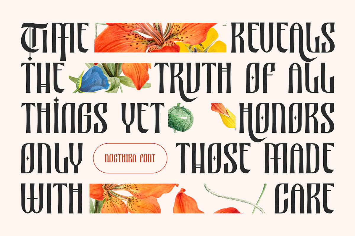 Nocthira Blackletter Font, a Blackletter Font by Heinzel Std (Photo 3 of 10)