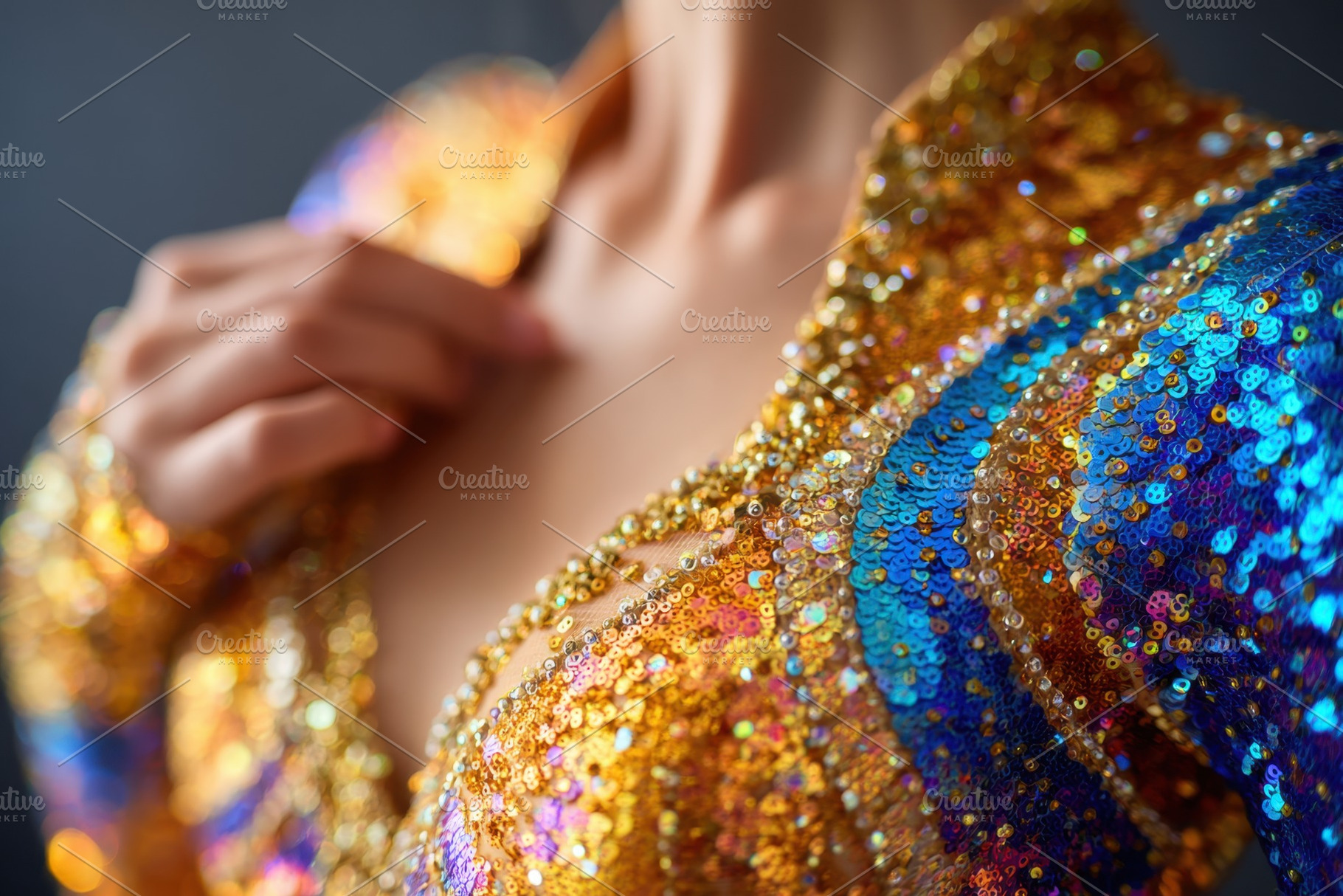 Young girl in glamorous fashion dress, a Beauty & Fashion Photo by AlyaAnd