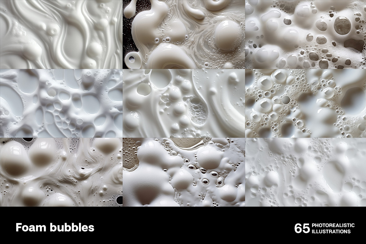 Foam bubbles. Collection, a Healthcare Illustration by Handmadefont (Photo 9 of 12)