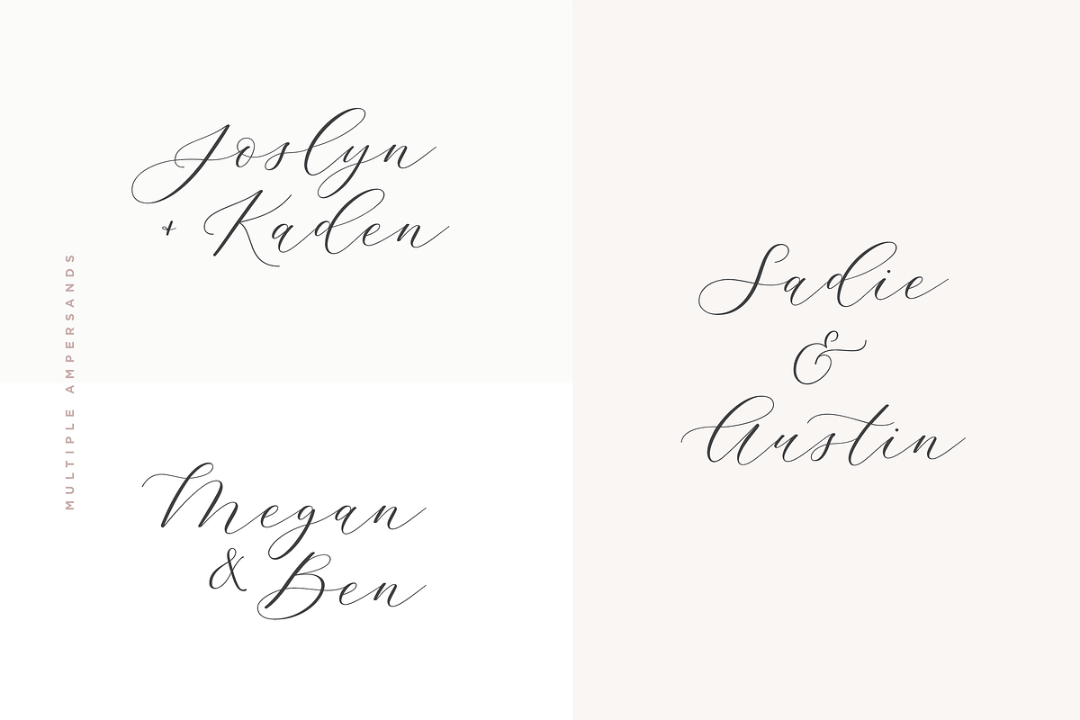 Adore Calligraphy Font, a Script Font by The Styled Script (Photo 12 of 12)