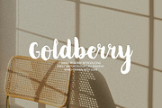 Goldberry brush hand-drawn font, a Handwritten Font by BilberryCreates (Thumbnail 1 of 7)