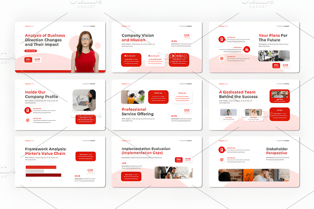 Analysis of Business PowerPoint, a Social Media Template by Coco Bloom (Photo 2 of 3)