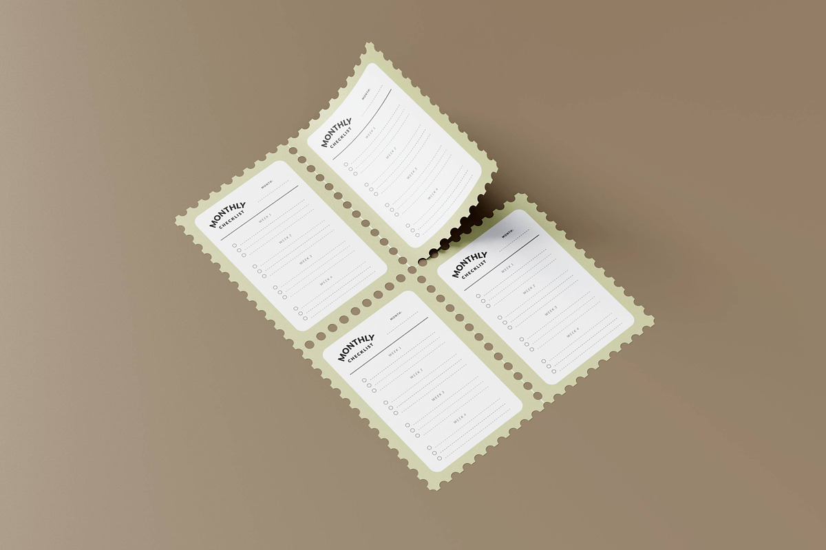 Cute Planner Template Set, a Stationery Template by Artflorara (Photo 5 of 11)
