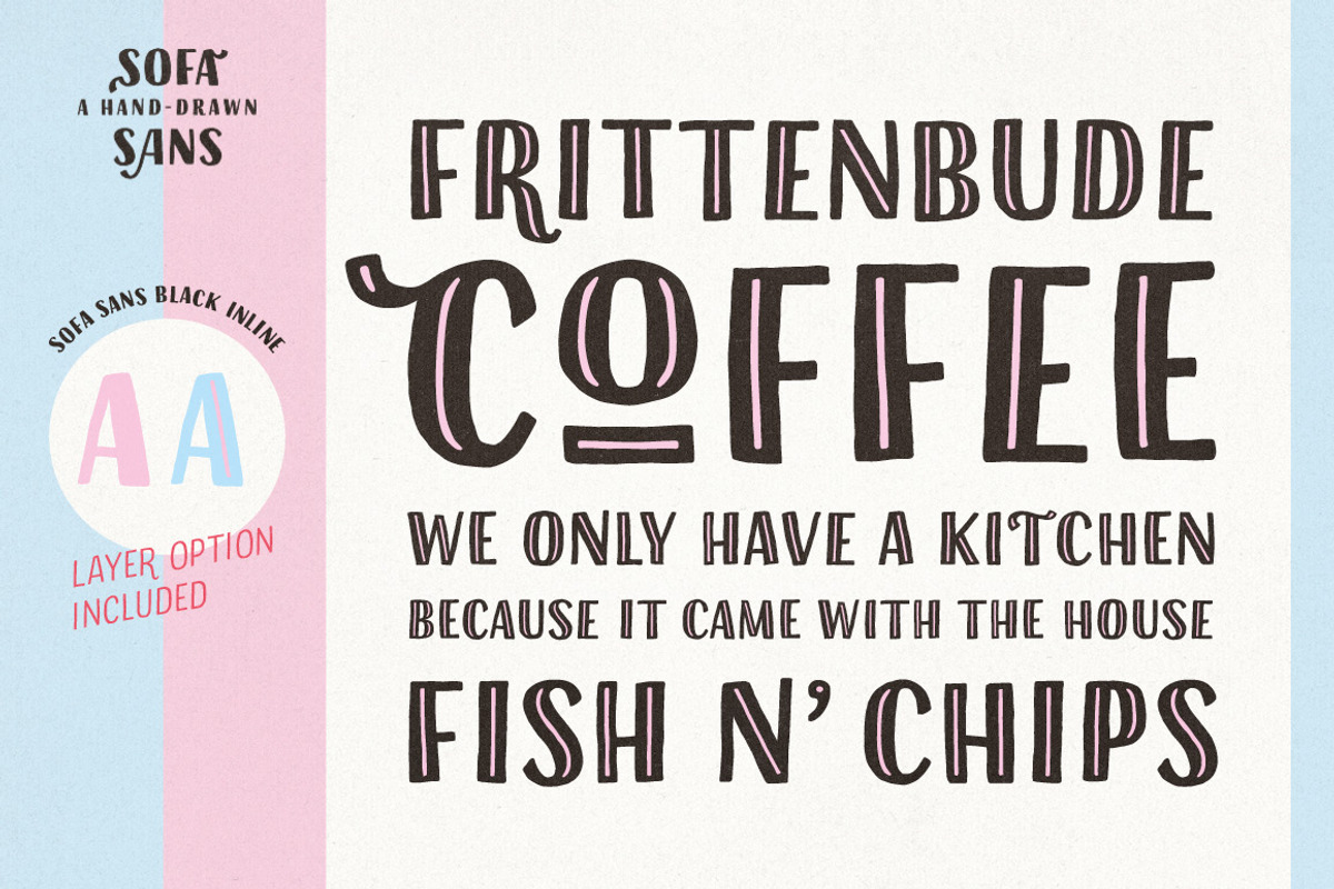 Pack of 12 Hand drawn Black Fonts, a Sans Serif Font by Georg Herold-Wildfellner (Photo 27 of 30)
