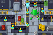 Game Level Map Pack - Horizontal, an Illustration by pzUH (Thumbnail 6 of 8)