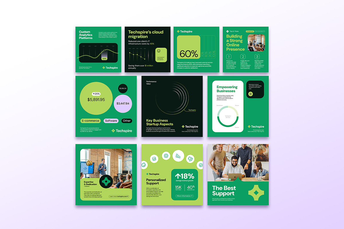 Business Startup Company Instagram, a Social Media Template by Louds Studio (Photo 3 of 5)