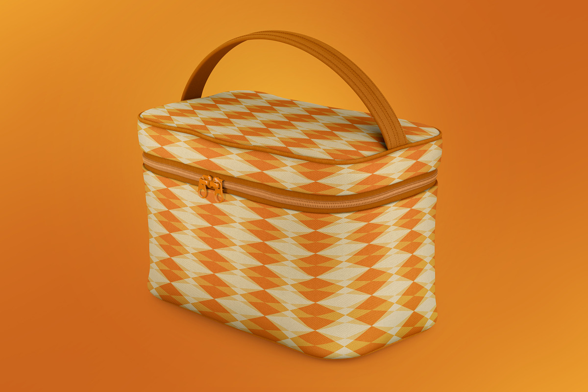 Travel Cosmetic Makeup Bag Mockup, a Household Mockup by Digitalphaser (Photo 4 of 5)