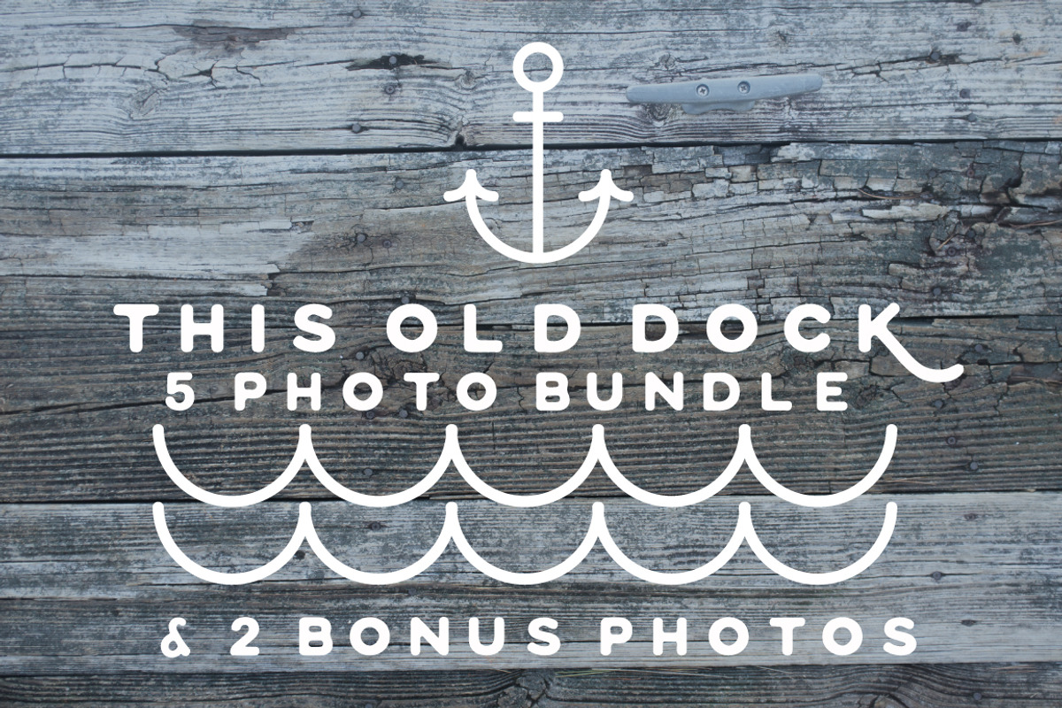 This Old Dock Photo Bundle + Bonus, a Graphic by Zach & Beth Photography (Photo 1 of 3)