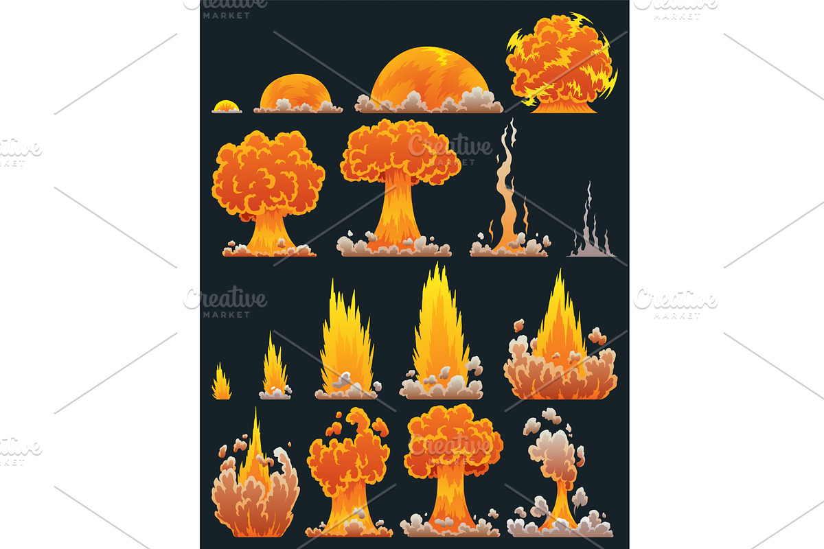 Explosion animation. Animation, an Object Illustration by Things for designers