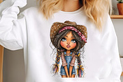 Whimsical Western Kids Clipart PNG, an Illustration by SinaCreation (Thumbnail 6 of 7)