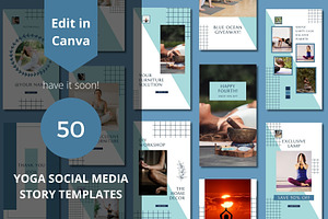 Yoga Social Media Story Templates