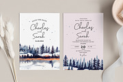 Watercolor Winter Landscapes, an Illustration by Yorda Studio (Thumbnail 5 of 11)