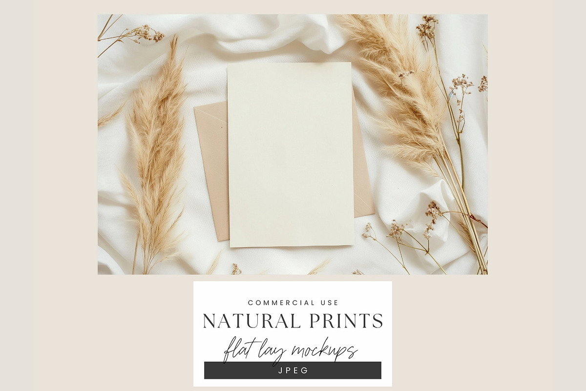Natural Flat Lay Mockups Bundle, a Decorative Illustration by illuztrate (Photo 6 of 15)