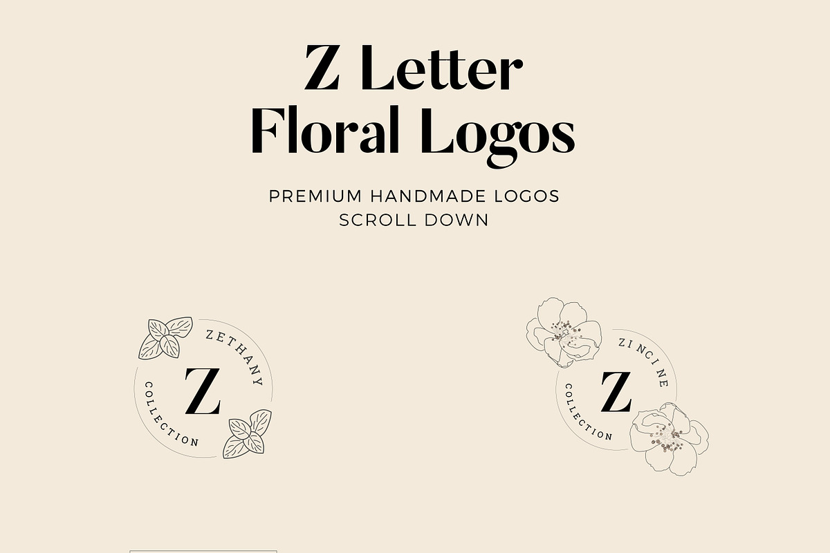 520 A to Z Floral Logos Bundle, a Branding & Logo Template by AN Productions (Photo 216 of 223)
