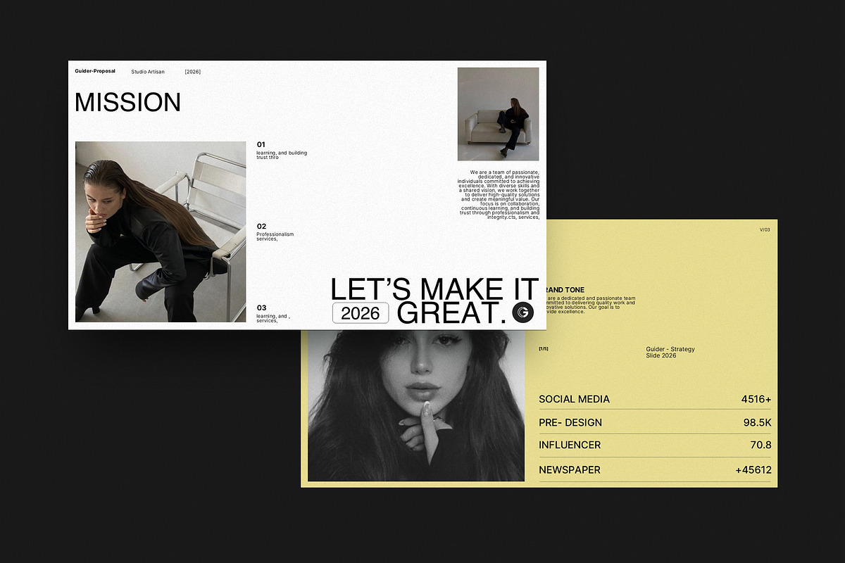 Guider Brand Strategy Presentation, a Presentation Template by Studio Artisan (Photo 3 of 8)