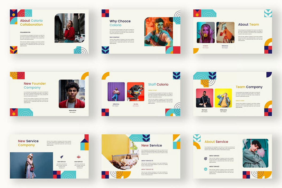 Colorio – Creative Google Slide, a Presentation Template by kreatifreya (Photo 3 of 5)