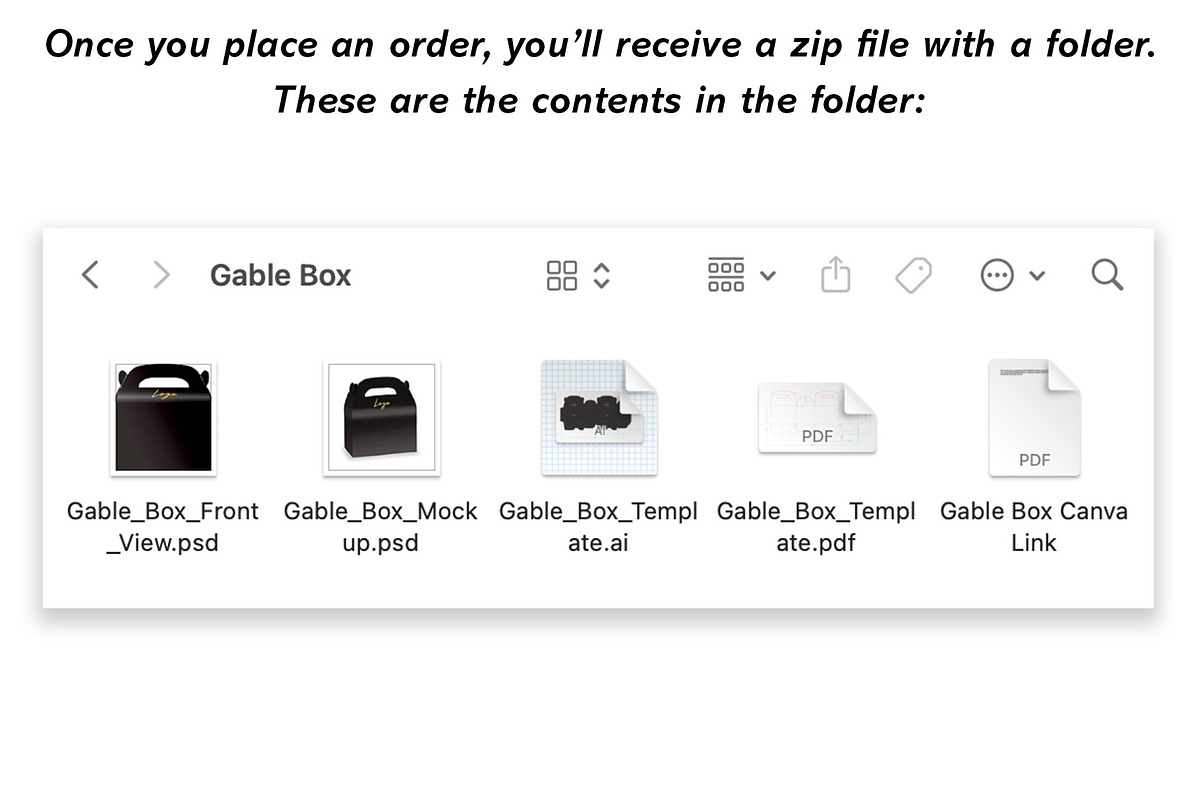 Gable Box Mockup + Template, a Packaging Mockup by Korner (Photo 12 of 12)
