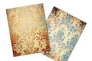 Vintage Grungy Damask Digital Paper, a Background Graphic by BusyDaydesign (Thumbnail 5 of 9)