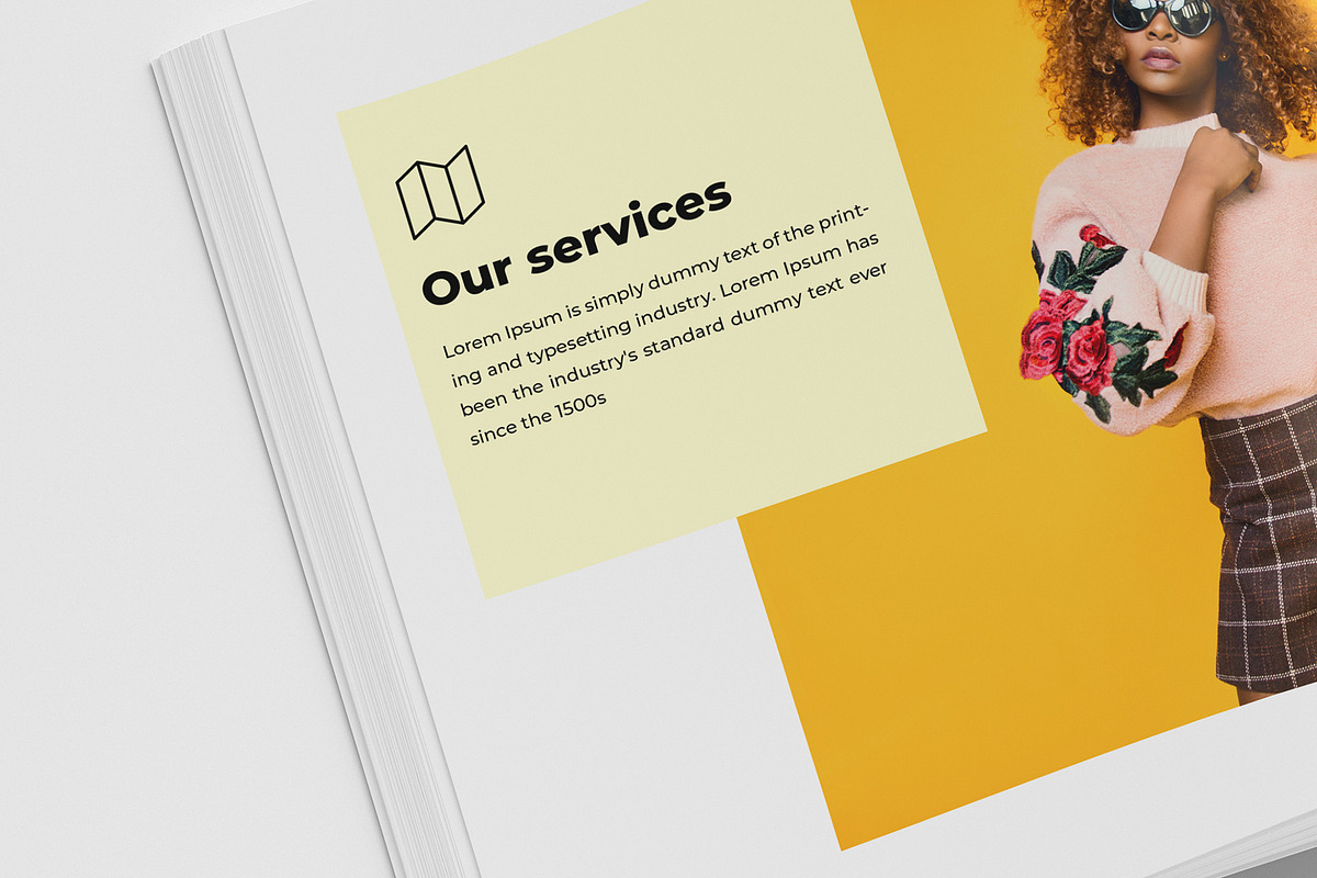 Square Magazine Mockup, a Print Template by AlkStudio (Photo 13 of 15)