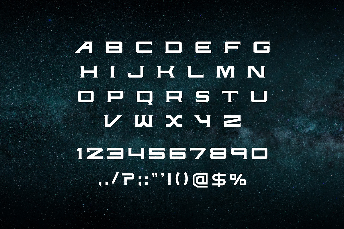 Rigel Canopus Futuristic Font, a Serif Font by UICreative (Photo 4 of 5)