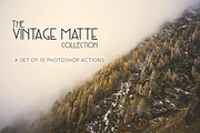 Vintage Matte Photoshop Actions, an Action Add-On by TeaBerry (Thumbnail 1 of 5)