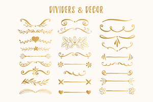 400 Golden Designs Eps & Png