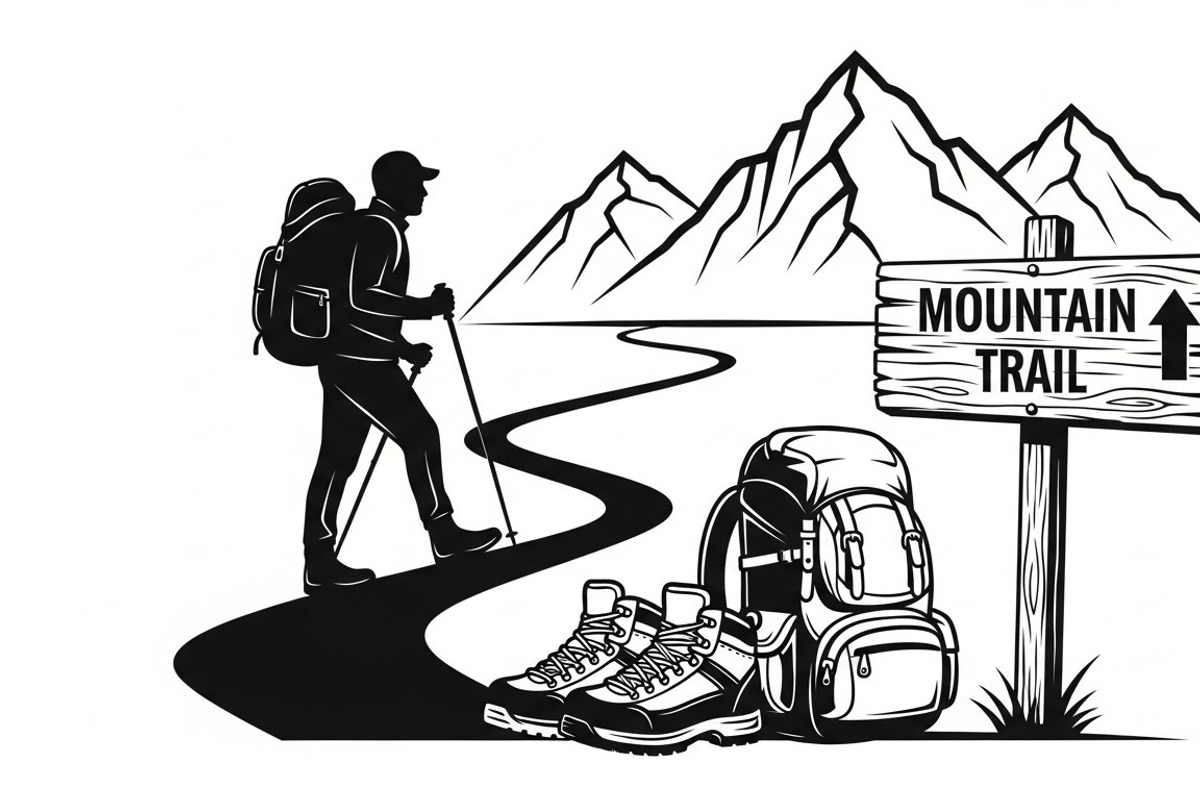 Hiking Adventure Silhouette Bundle, an Illustration by yasushie (Photo 30 of 51)