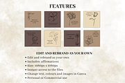 Minimal Flowers Card Deck, a Design Template by Digital By Nikoleta (Thumbnail 6 of 9)