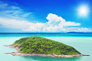 Tropical island, a Photo by saiko3p