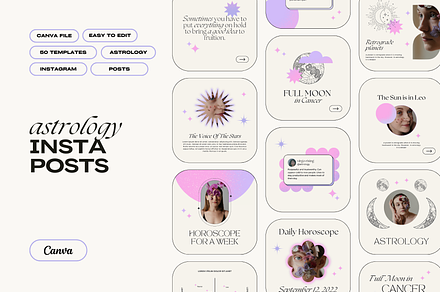 Astrology Instagram Post Templates