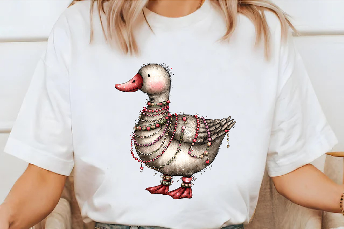 Mardi Gras Goose Clipart Bundle, an Illustration by designcity5 (Photo 5 of 5)