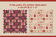 Valentine's Day Date Graphic Set, a Pattern Graphic by Drafts n Doodles (Thumbnail 7 of 10)