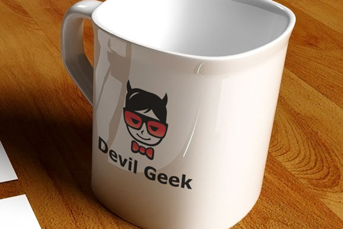 Devil Geek Logo, a Branding & Logo Template by Heavtryq Design