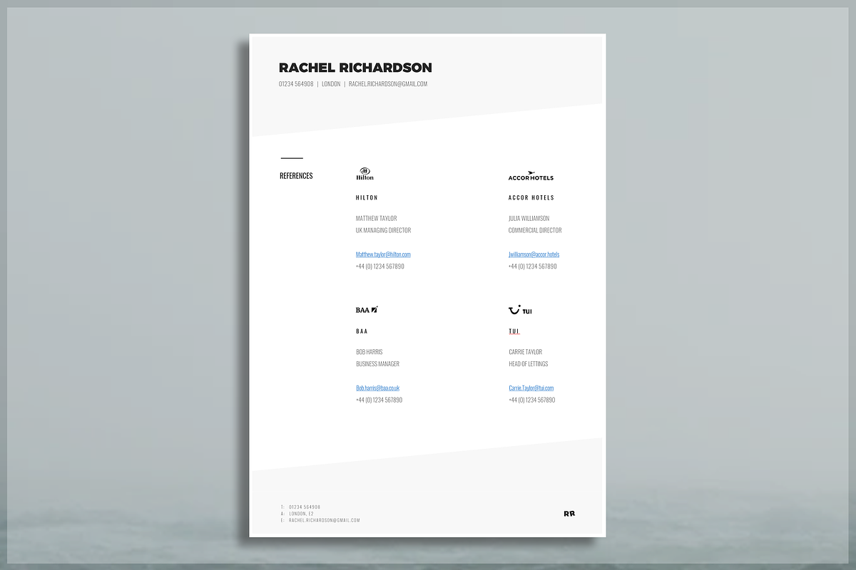 Professional CV, a Resume Template by introDuice - CV / Resumes (Photo 6 of 7)