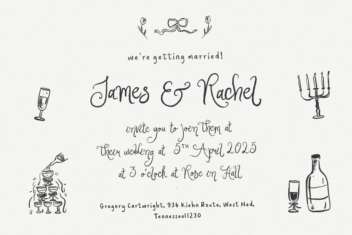 Authentic Whimsical Font, a Handwritten Font by HansCo Studio (Photo 7 of 12)