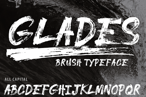 GLADES - Brush Typeface preview 6