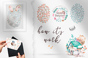 Happy Easter Spring Set, an Animal Illustration by Ann Art Houze (Thumbnail 10 of 17)