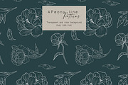 Peony Line Illustration - Flower Art, an Illustration by Ooh Lily (Thumbnail 6 of 12)