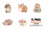 Hand Drawn Christmas PNG Cliparts, a Seasonal Illustration by Ink Gallery (Thumbnail 6 of 13)