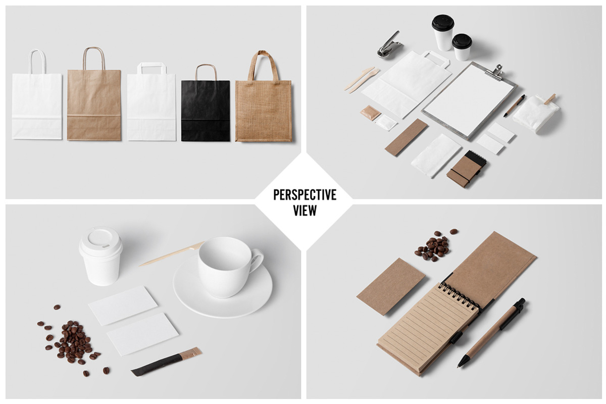 Coffee Stationery / Branding Mock-Up, a Product Mockup by forgraphic™ (Photo 3 of 5)