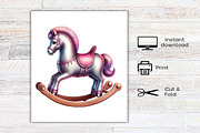 Silver Pink Christmas Clipart, an Illustration by Canvas Craft (Thumbnail 7 of 7)