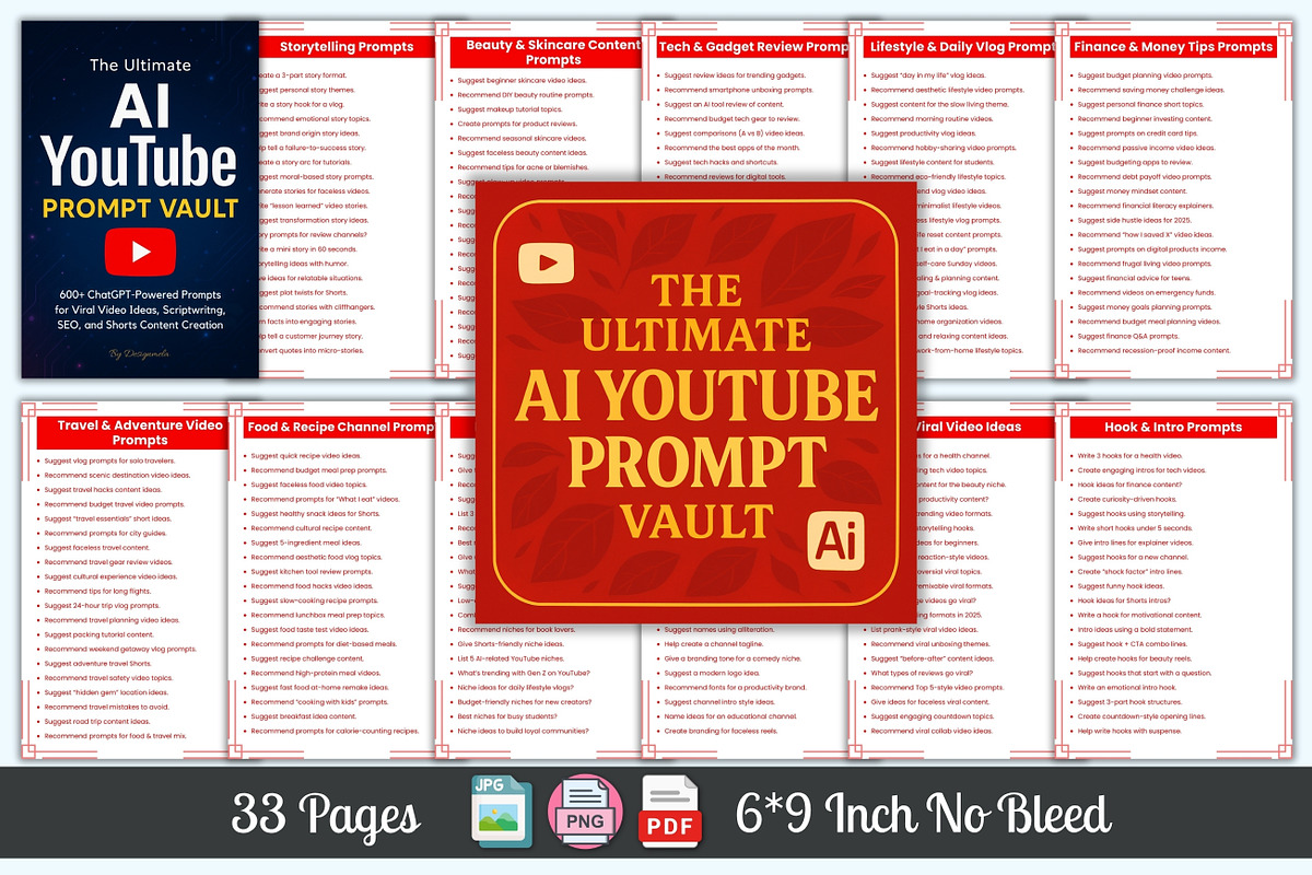The Ultimate AI YouTube Prompt Vault