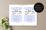 Wedding Invitation Template, Sophie, an Invitation Template by Alice Bluefox (Thumbnail 7 of 9)