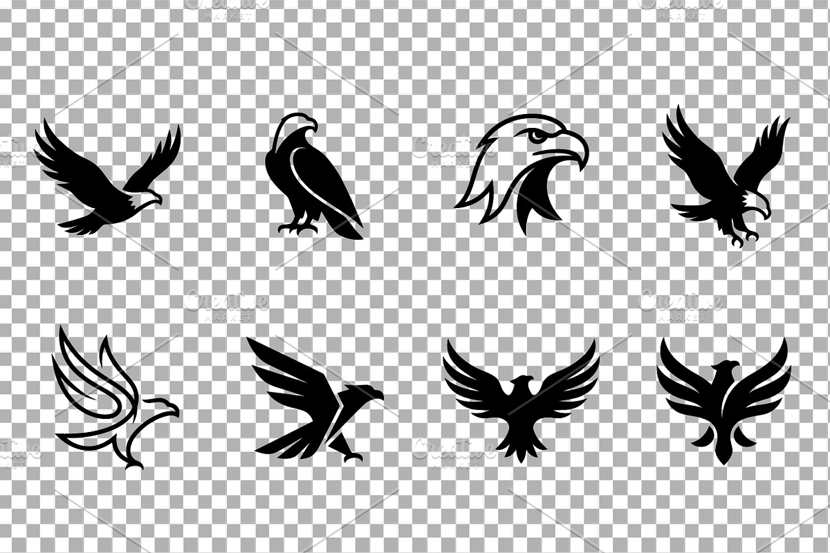Eagle & Hawk Silhouette Pack, an Object Graphic by Artonix (Photo 3 of 3)