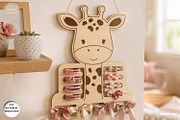 Girls Hair Bow Holder SVG Bundle, an Animal Illustration by svgocean (Thumbnail 9 of 9)