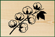 25 Rustic Cotton Branch SVG Bundle, a Decorative Illustration by Artivon (Thumbnail 4 of 4)